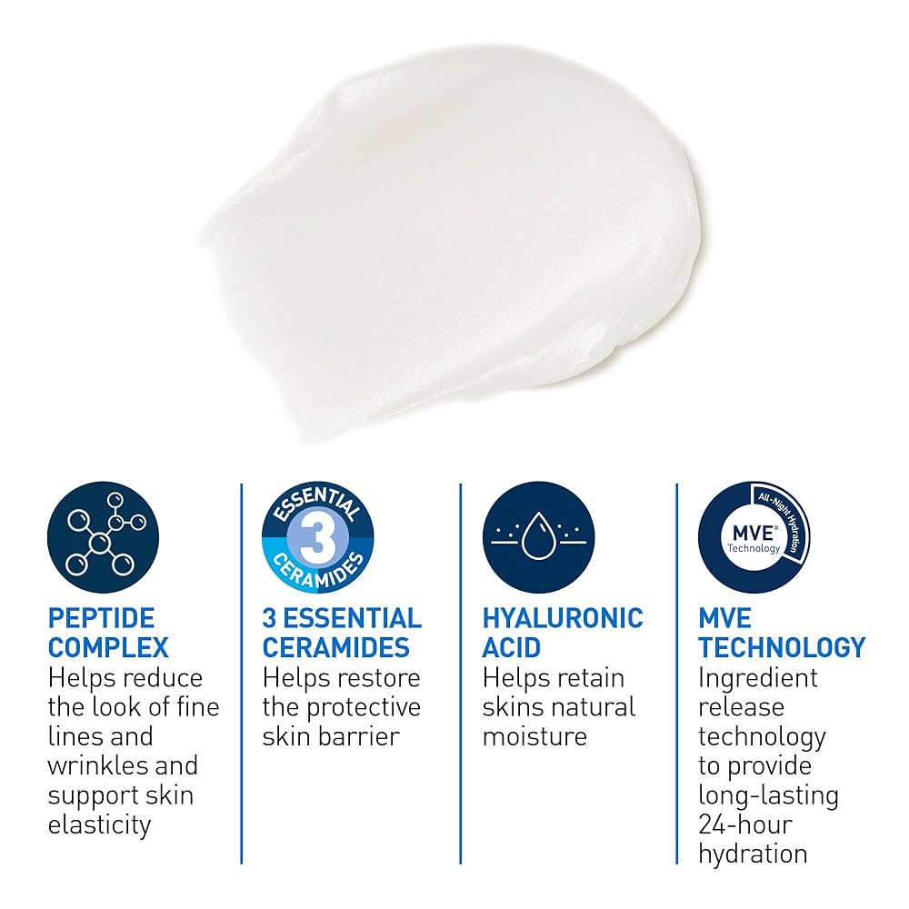 cerave night cream 2個 CeraVe Night Cream + Eye Cream - Renewing and Brightening Duo